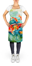 Load image into Gallery viewer, Koi Fish Apron – Artist-Designed Kitchen, BBQ &amp; Craft Apron