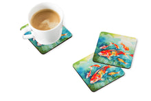 Load image into Gallery viewer, Koi Fish Coasters - Set of 4 Lightweight Foam, Absorbent Drink Coasters
