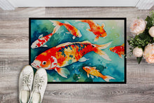Load image into Gallery viewer, Koi Fish Doormat - Large 24x36 – Indoor/Outdoor Floor Mat with Artistic Flair