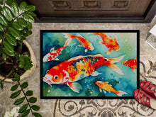 Load image into Gallery viewer, Koi Fish Doormat - Large 24x36 – Indoor/Outdoor Floor Mat with Artistic Flair