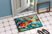 Load image into Gallery viewer, Koi Fish Doormat - Large 24x36 – Indoor/Outdoor Floor Mat with Artistic Flair