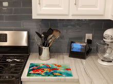Load image into Gallery viewer, Koi Fish Glass Cutting Boards – Durable, Decorative Kitchen Art Large