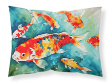 Load image into Gallery viewer, Koi Fish Standard Pillowcase – Artistic Decorative Front, White Back