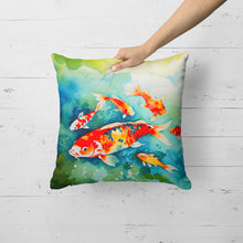 Load image into Gallery viewer, Koi Fish Throw Pillow