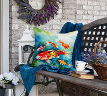 Load image into Gallery viewer, Koi Fish Throw Pillow