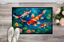 Load image into Gallery viewer, Koi Fish Doormat - Large 24x36 – Indoor/Outdoor Floor Mat with Artistic Flair