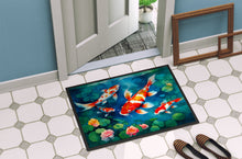 Load image into Gallery viewer, Koi Fish Doormat - Large 24x36 – Indoor/Outdoor Floor Mat with Artistic Flair