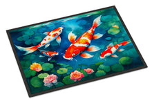 Load image into Gallery viewer, Koi Fish Doormat - Large 24x36 – Indoor/Outdoor Floor Mat with Artistic Flair