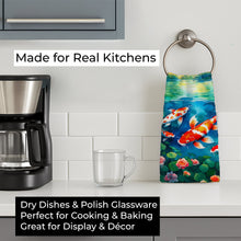 Load image into Gallery viewer, Koi Fish Kitchen Towel DAC2797KTWL