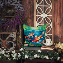 Load image into Gallery viewer, Koi Fish Throw Pillow