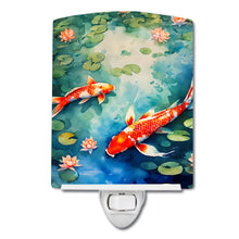 Load image into Gallery viewer, Koi Fish Ceramic Night Light