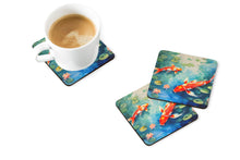 Load image into Gallery viewer, Koi Fish Coasters - Set of 4 Lightweight Foam, Absorbent Drink Coasters