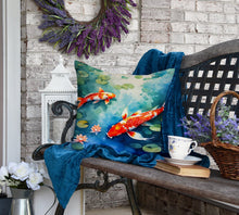 Load image into Gallery viewer, Koi Fish Throw Pillow