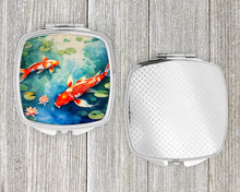 Load image into Gallery viewer, Koi Fish Compact Mirror – Stylish Purse Mirror with Artistic Covers