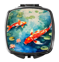 Load image into Gallery viewer, Koi Fish Compact Mirror – Stylish Purse Mirror with Artistic Covers