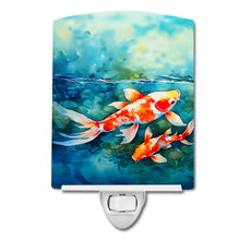 Load image into Gallery viewer, Koi Fish Ceramic Night Light