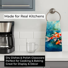 Load image into Gallery viewer, Koi Fish Kitchen Towel DAC2799KTWL