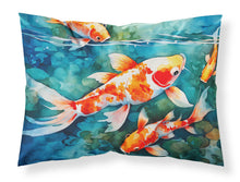 Load image into Gallery viewer, Koi Fish Standard Pillowcase – Artistic Decorative Front, White Back