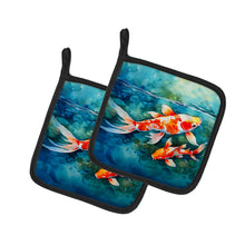 Load image into Gallery viewer, Koi Fish Pot Holders - Set of 2 Decorative Kitchen Helpers | Made in the USA