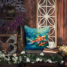 Load image into Gallery viewer, Koi Fish Throw Pillow