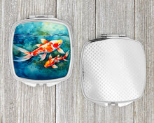 Load image into Gallery viewer, Koi Fish Compact Mirror – Stylish Purse Mirror with Artistic Covers