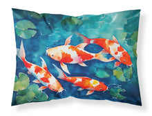 Load image into Gallery viewer, Koi Fish Standard Pillowcase – Artistic Decorative Front, White Back