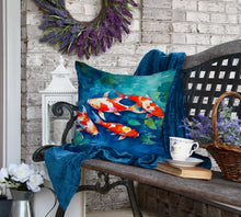 Load image into Gallery viewer, Koi Fish Throw Pillow