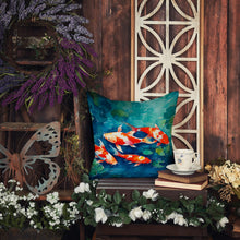 Load image into Gallery viewer, Koi Fish Throw Pillow