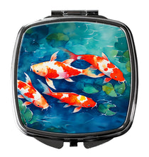 Load image into Gallery viewer, Koi Fish Compact Mirror – Stylish Purse Mirror with Artistic Covers