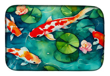 Load image into Gallery viewer, Koi Fish Dish Drying Mat