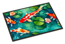 Load image into Gallery viewer, Koi Fish Doormat - Large 24x36 – Indoor/Outdoor Floor Mat with Artistic Flair