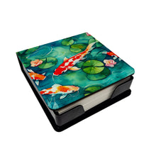 Load image into Gallery viewer, Koi Fish PU Leather Note Paper Holder