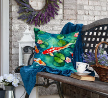 Load image into Gallery viewer, Koi Fish Throw Pillow