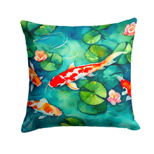 Load image into Gallery viewer, Koi Fish Throw Pillow