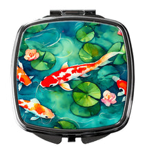 Load image into Gallery viewer, Koi Fish Compact Mirror – Stylish Purse Mirror with Artistic Covers