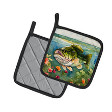 Load image into Gallery viewer, Largemouth Bass Pot Holders - Set of 2 Decorative Kitchen Helpers | Made in the USA