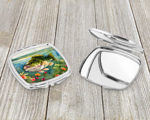 Load image into Gallery viewer, Largemouth Bass Compact Mirror – Stylish Purse Mirror with Artistic Covers