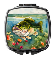 Load image into Gallery viewer, Largemouth Bass Compact Mirror – Stylish Purse Mirror with Artistic Covers