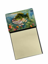 Load image into Gallery viewer, Largemouth Bass Sticky Note Holder- Refiilable Desk Accessory Note Pad