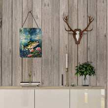 Load image into Gallery viewer, Largemouth Bass Wall or Door Hanging Prints