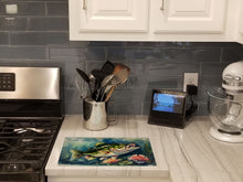 Load image into Gallery viewer, Largemouth Bass Glass Cutting Boards – Durable, Decorative Kitchen Art Large