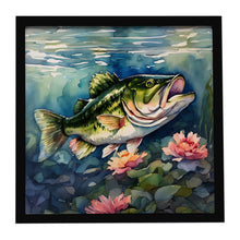 Load image into Gallery viewer, Largemouth Bass Framed Metal Print