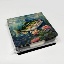 Load image into Gallery viewer, Largemouth Bass PU Leather Note Paper Holder