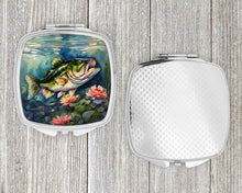 Load image into Gallery viewer, Largemouth Bass Compact Mirror – Stylish Purse Mirror with Artistic Covers