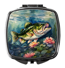 Load image into Gallery viewer, Largemouth Bass Compact Mirror – Stylish Purse Mirror with Artistic Covers