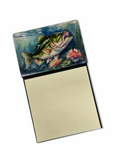 Load image into Gallery viewer, Largemouth Bass Sticky Note Holder- Refiilable Desk Accessory Note Pad