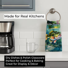 Load image into Gallery viewer, Largemouth Bass Kitchen Towel DAC2804KTWL