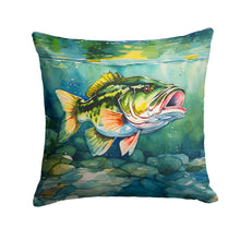 Load image into Gallery viewer, Largemouth Bass Throw Pillow
