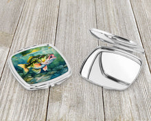 Load image into Gallery viewer, Largemouth Bass Compact Mirror – Stylish Purse Mirror with Artistic Covers