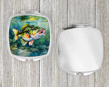 Load image into Gallery viewer, Largemouth Bass Compact Mirror – Stylish Purse Mirror with Artistic Covers